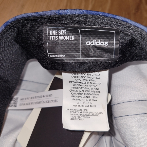 Adidas Women's Spray Dye Golf Hat Navy Blue l Cap HS5479 New One Size Fits Most - Picture 7 of 8